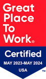 Great Place to Work Certified, May 2023-May 2024 USA