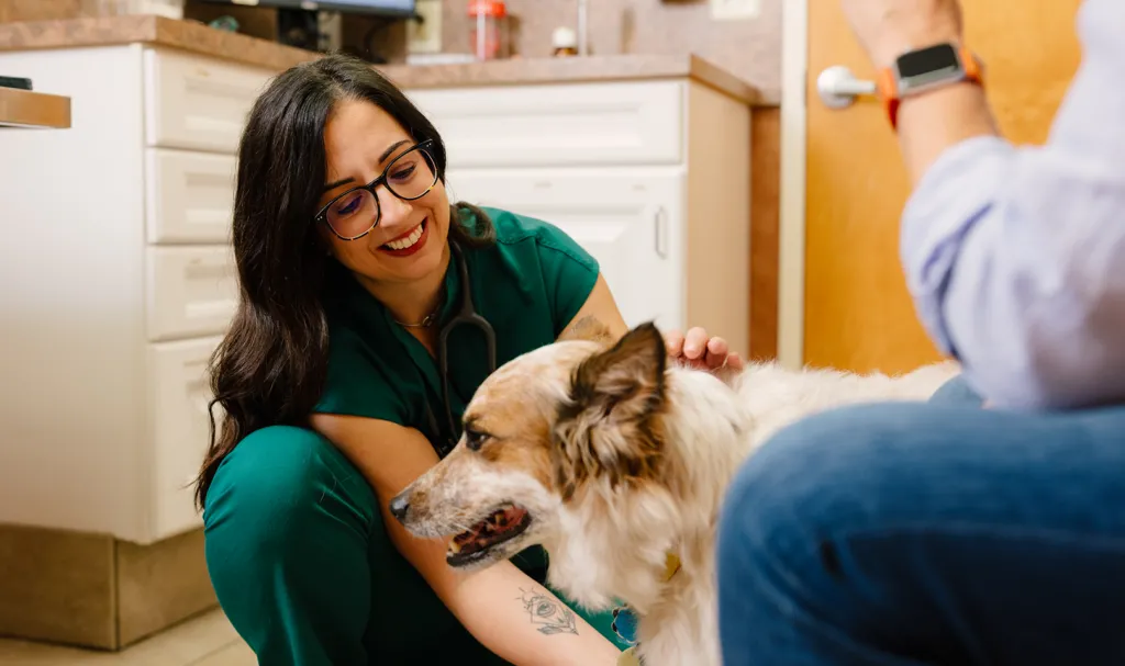 Dr. Carla Germano and dog