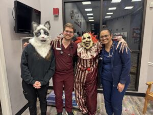 Mentee, Dr. Austin Sutherland & his mentor, Dr. Anita Patel