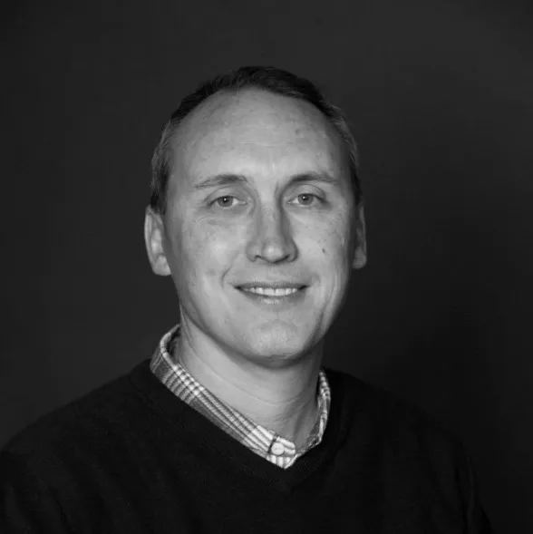 Black-and-white headshot of Matt Koch